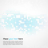 Abstract background with blue squares