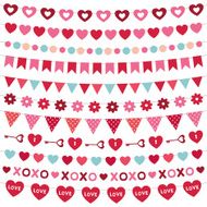 Valentine&#039;s Day decoration set