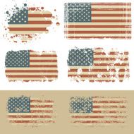 Old USA flag