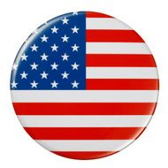 Badge - American flag