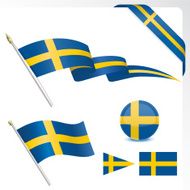Swedish Flag Set