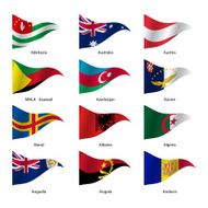 Set Flags of world sovereign states N8