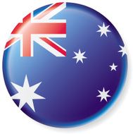 Australian Flag Satin Button