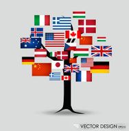 World flags Vector illustration N2