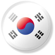Flag Lapel Button - South Korea