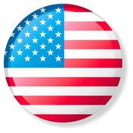 Flag Lapel Button - United States of America