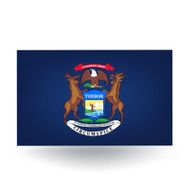 Michigan State Flag N8
