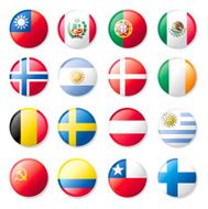 Flag Lapel Buttons