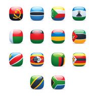 Iconic Flags Southern Africa
