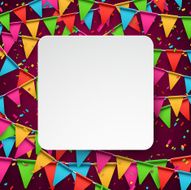 Confetti celebration background