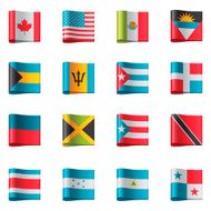 Flags North and Central America