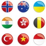 World Flag buttons N2
