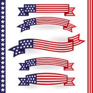 American Flag Ribbon N2