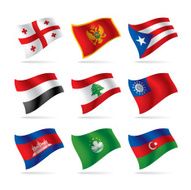 Set of world flags 4a