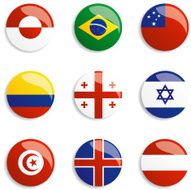 World Flag buttons N5