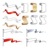 banner and scroll set