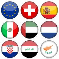 national flag icon set N3