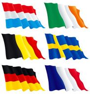 flags of Europen countries