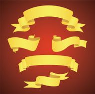 Variants of five banners