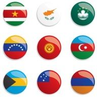World Flag buttons N17