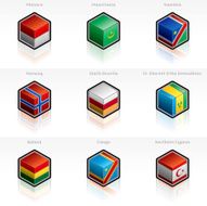 Flag Icons Set Design Elements N14