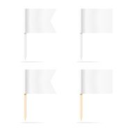 Little blank toothpick flags