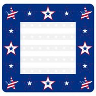 USA Stars and Stripes Frame or Border Design
