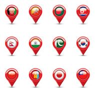 Navigation Flags Asia