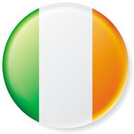 Ireland Satin Flag Button