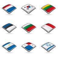 World flags collection A 4 10