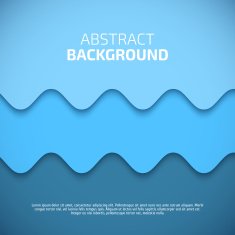 Abstract 3d Blue Background Vector