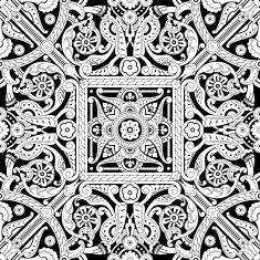 Vintage Islamic Motif Pattern N3