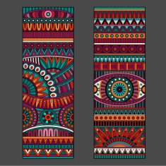 Abstract vector ethnic patterns N6
