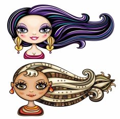Beautiful girls with cool hair styles 3