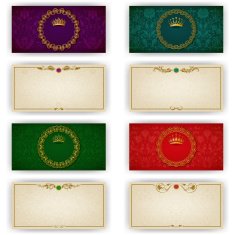 Elegant template for luxury invitation card N8