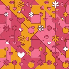 abstract modern love background