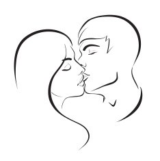 Kissing lovers