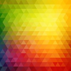 Retro mosaic pattern of geometric triangle shapes N35