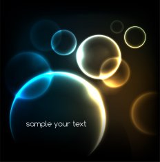 Abstract bubble background N3