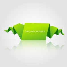 Origami banner N5