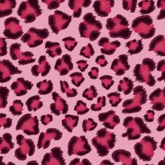 Seamless pink leopard texture pattern N2