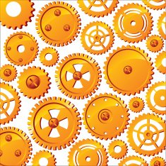 abstract background with mechanism details