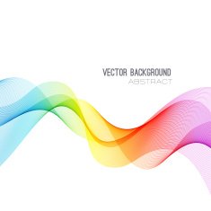 Abstract curved lines background Template brochure design N230