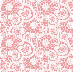 Lace seamless pattern with flowers N234