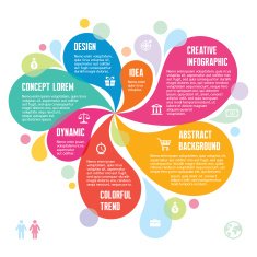 Infographic Concept - Abstract Background Creative Vector Illustration N3