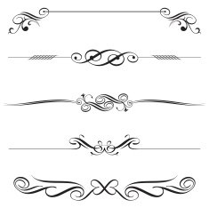 horizontal elements decoration