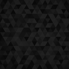 Geometric mosaic pattern from black triangle