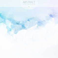 Blue Mosaic triangle background N5