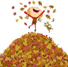 Happy fall girl N2