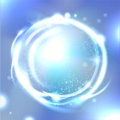 Vector Glossy Sphere Abstract Background